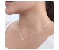 CZ Silver Necklace SPE-1299-5